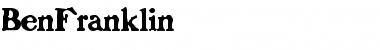 Download BenFranklin Regular Font Title Preview