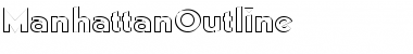 Download ManhattanOutline Regular Font