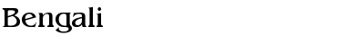 Download Bengali Normal Font Title Preview