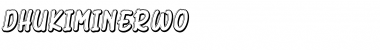 Download Dhuki Minerwo Regular Font Title Preview