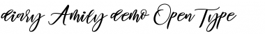 Download Diary Amily Regular Font Title Preview