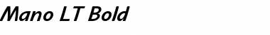 Download Mano LT Light Bold Font Title Preview