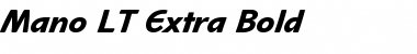 Download Mano LT Regular Bold Font Title Preview