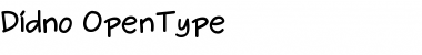Download Didno Regular Font Title Preview