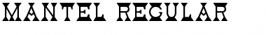 Download Mantel Regular Font Title Preview