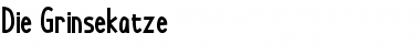 Download Die Grinsekatze Regular Font Title Preview
