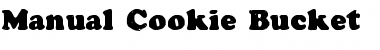 Download Manual Cookie Bucket Regular Font Title Preview
