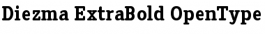 Download Diezma Rd ExtBd Regular Font Title Preview