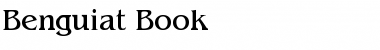 Download Benguiat Book Font Title Preview