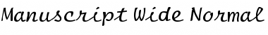 Download Manuscript Wide Normal Font Title Preview