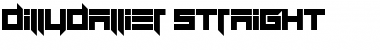 Download Dillydallier Straight Regular Font Title Preview