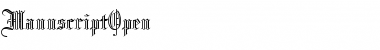 Download ManuscriptOpen Regular Font Title Preview