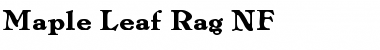 Download Maple Leaf Rag NF Regular Font Title Preview