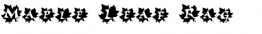 Download Maple Leaf Rag Regular Font Title Preview