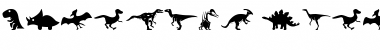 Download Dinosaur Icons Regular Font Title Preview