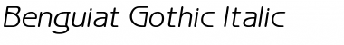 Download Benguiat Gothic Italic Font Title Preview