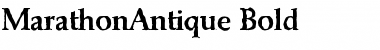Download MarathonAntique Bold Font Title Preview