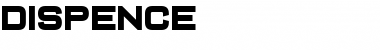 Download Dispence Regular Font Title Preview
