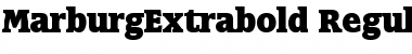 Download MarburgExtrabold Regular Font Title Preview