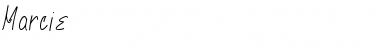 Download Marcie Regular Font Title Preview