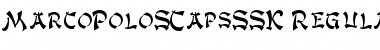 Download MarcoPoloSCapsSSK Regular Font Title Preview