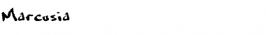 Download Marcusia Regular Font Title Preview