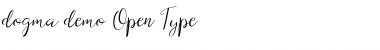 Download Dogma Script Regular Font Title Preview