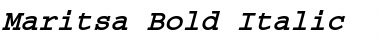 Download Maritsa Bold Italic Font