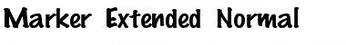 Download MarkerExtended Font