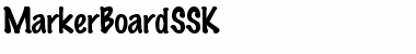 Download MarkerBoardSSK Regular Font