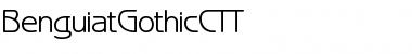 Download BenguiatGothicCTT Regular Font Title Preview