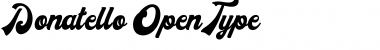Download Donatello Regular Font Title Preview