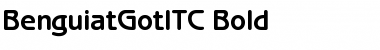 Download BenguiatGotITC Bold Font Title Preview