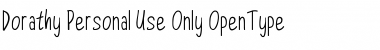 Download Dorathy  - Personal Use Only Regular Font Title Preview