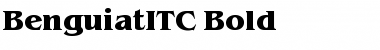 Download BenguiatITC Bold Font Title Preview