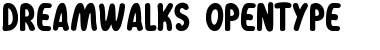 Download Dreamwalks Regular Font Title Preview