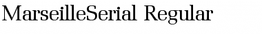 Download MarseilleSerial Font