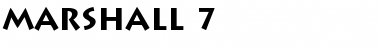 Download Marshall 7 Regular Font