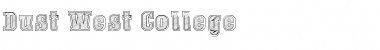 Download Dust West College Regular Font Title Preview