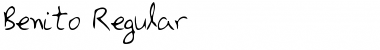 Download Benito Regular Font Title Preview