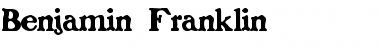 Download Benjamin Franklin Regular Font Title Preview