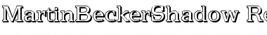 Download MartinBeckerShadow Font