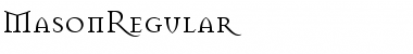 Download Mason Regular Font Title Preview