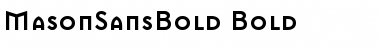 Download MasonSansBold Bold Font