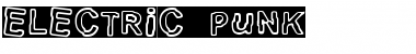 Download electric Punk Regular Font Title Preview