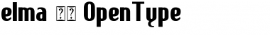 Download elma 02 Regular Font Title Preview