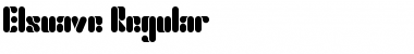 Download Elsuave Regular Font Title Preview