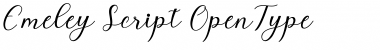 Download Emeley Script Italic Font Title Preview