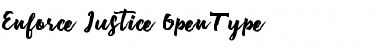 Download Enforce Justice Regular Font Title Preview