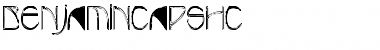 Download BenjaminCapsHC Regular Font Title Preview